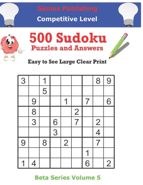 Buy 500 Championship Sudoku Puzzles and Answers Beta Series Volume