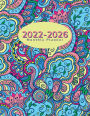 2022-2026 Monthly Planner: 5-Year Calendar Agenda Book with Holidays for Organizing Appointments, Vacations & Time Management : 8.5x11 Paisley