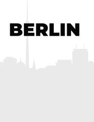 Title: Berlin Hardcover White: Berlin, Germany hard cover decorative books for shelves, coffee tables, end tables and interior design styles, Author: Pretty Posh Prints