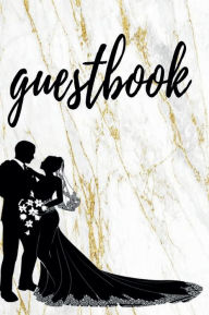 Title: Wedding Guest Book - - with Gold Foil & Gilded Edges - Hard Cover Book with Thick White Paper - 100 P, Author: Tire Awe