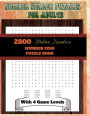 Number Search Puzzles For Adults: Number Find Puzzle Book