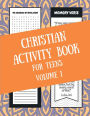 Christian Activity Book for Teens Volume 1: Word Search, Crossword Puzzles, and Coloring Pages for Teenagers