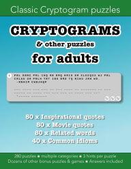 Title: Cryptograms & other puzzles for adults: Education resources by Bounce Learning Kids, Author: Christopher Morgan