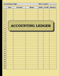 Title: Accounting Ledger: 8.5 x 11 in (large), Author: A. C. Count