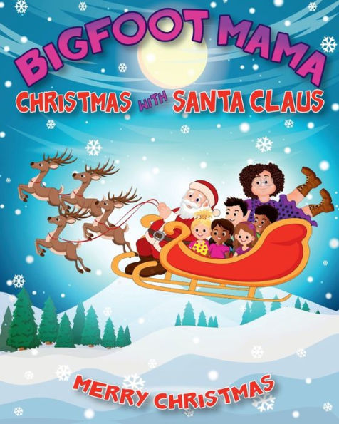 Bigfoot Mama Christmas with Santa Claus