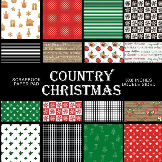 Scrapbook Paper Pack A Country Christmas