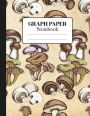 Graph Paper Notebook (Mushrooms 1) For School/College Students, Math, Science, Engineering, Etc.: Graph Paper Notebook: Vintage Mushrooms Background Graph Paper Notebook 8.5 X 11 Inch,110 Page, Vintage Mushrooms Backgr