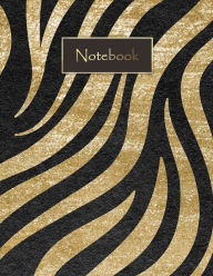 Title: Notebook: Zebra Print Composition Book 120 Page College Ruled 8.5 x 11 inches, Author: Poppy Designs