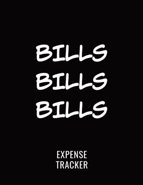 Bills, Bills, Bills Expense Tracker Large 8.5