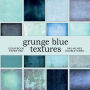 Vintage Blue Grunge Textures: Scrapbook Paper Pad