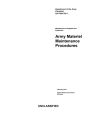 Department of the Army Pamphlet DA PAM 750-1 Army Materiel Maintenance Procedures February 2023