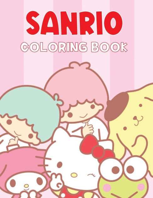 Sanrio coloring book: Sanrio coloring book halloween characters