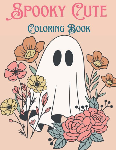 Spooky Cute Adult Coloring Book: Adorably chilling relaxation