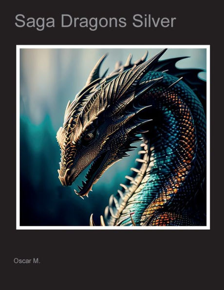 Coloring Book Saga Dragons Silver: For a different gift