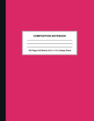 Title: Hot Pink Composition Notebook: Lined Composition Book, Author: Basic Werks