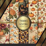 Thanksgiving Scrapbook Paper: Double Sided Craft Paper For Card Making, Origami & DIY Projects Decorative Scrapbooking