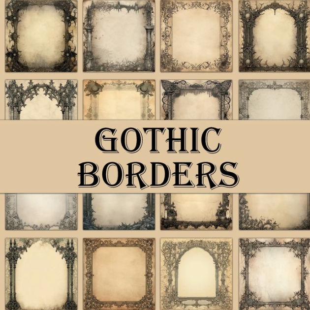 Gothic Burgundy Scrapbook Papers Graphic by Digital Attic Studio