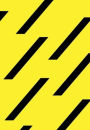 Large Lined Journal Notebook (Yellow With Black Stripes), 600 Pages 6inches x 9inches - 50lb Paper