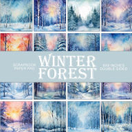Title: Winter Forest Backgrounds: Scrapbook Paper Pad, Author: Digital Attic Studio