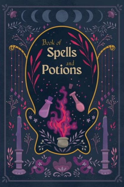 Potions and spells books pink offers