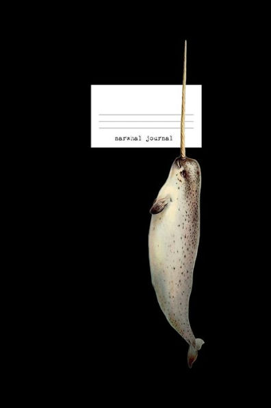 NARWHAL: 6x9 blank lined journal : 100 pages