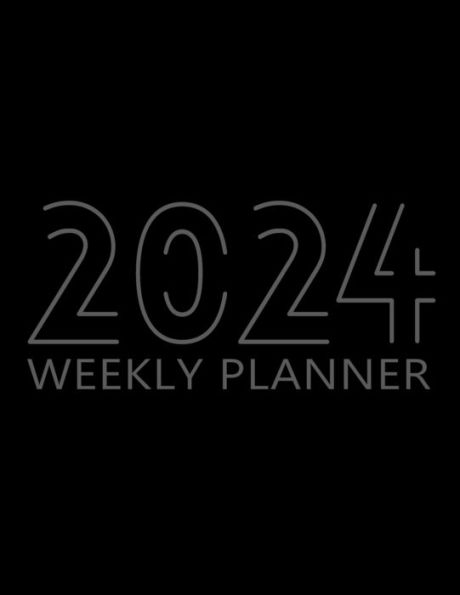 2024 Weekly Planner: 12 Month Calendar, Yearly Weekly Organizer Book for Activities and Appointments with To-Do List, Agenda for 52 Weeks