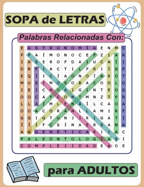 Conocimiento Científico Sopa De Letras De Ciencia Palabras