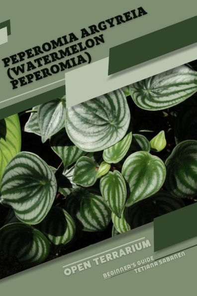 Peperomia argyreia (Watermelon Peperomia): Open terrarium, Beginner's Guide