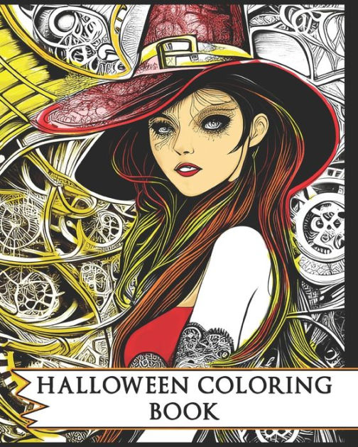 Spectral Serenity: 50 Halloween Adult Coloring Pages