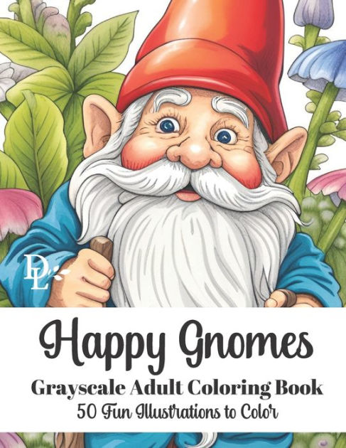 Winter Gnomes Coloring Book for Adults (Printbook) – Monsoon