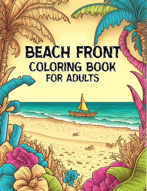 Adult Coloring Book Sand Art