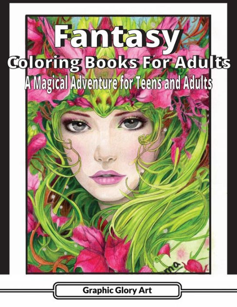 Barnes and Noble Fantasy Art Mini Adult Coloring Book