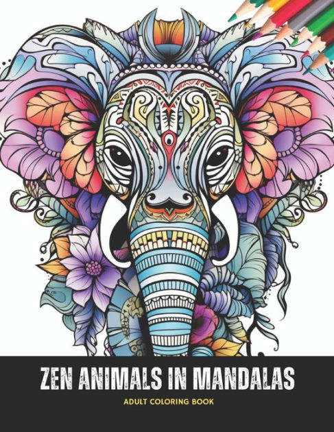 Zen Coloring Book: Animals