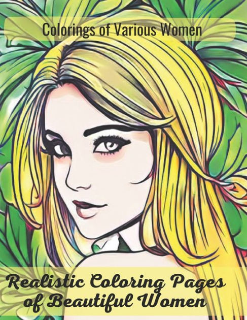 50 More Realistic Girl Coloring Pages