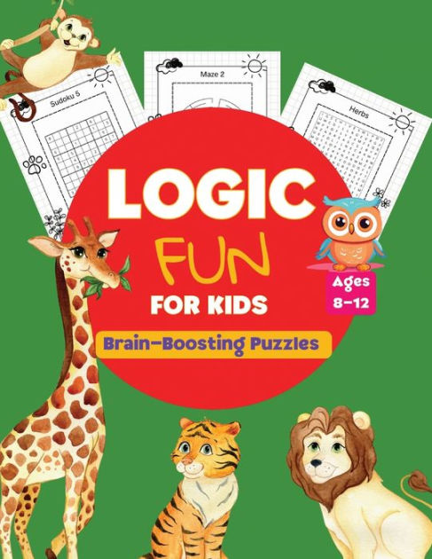 Activity Puzzle Brain Teaser for Kids Ages 8-12 Years Old: Coloring  pages,Mazes, Sudoku, Word Search| Ultimate Logic Puzzle Challenges for Kids