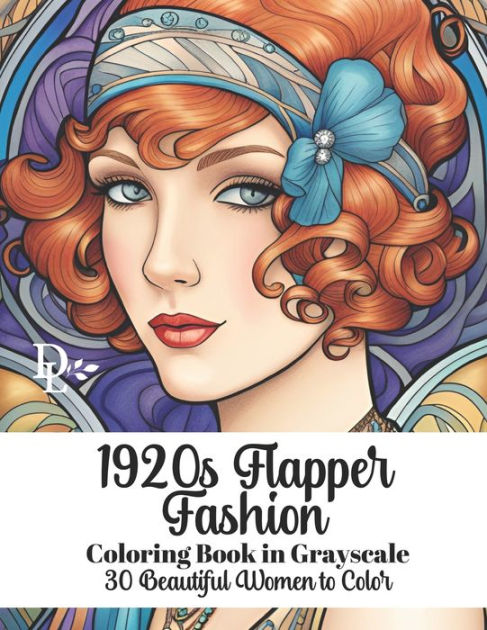 Historical fashion coloring book - vintage grayscale coloring books for  adults : Vintage fashion coloring books for adults (Paperback) 