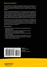 Title: Mastering LangChain: A Comprehensive Guide to Building Generative AI Applications, Author: Sanath Raj B Narayan