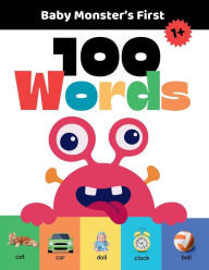 Title: Baby Monster's First 100 Words, Author: Cute Kids Publishing