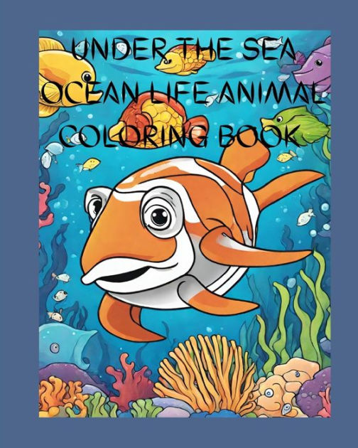 Underwater+Creatures+Coloring+Book+for+Adults+-+Ocean+and+Sea+Life