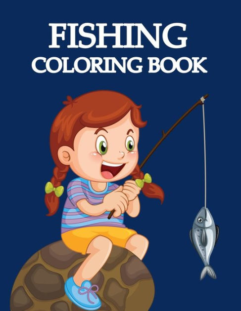 Fishing Coloring Book by Sathi Press, Paperback