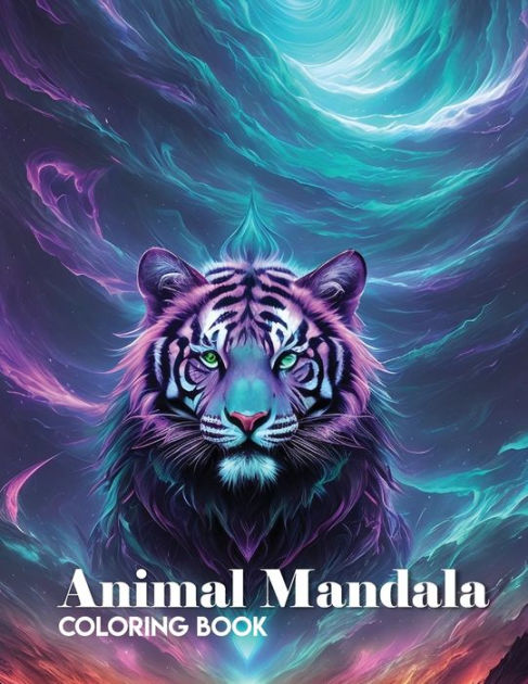 Animal Mandala Coloring Book: Relaxing Coloring  