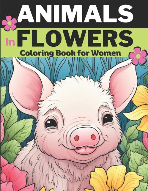 Barnes and Noble Baby Animal Coloring Book For 2 Year Old: The