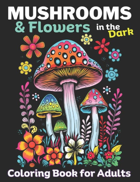 Mushroom Mandala Coloring Book: Mushroom Coloring Book For Adults Relaxation,  Stress Relief (Paperback)