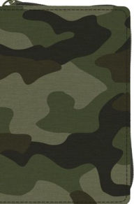 Title: ESV Compact Bible (Canvas with Zipper, Camo Design), Author: Crossway