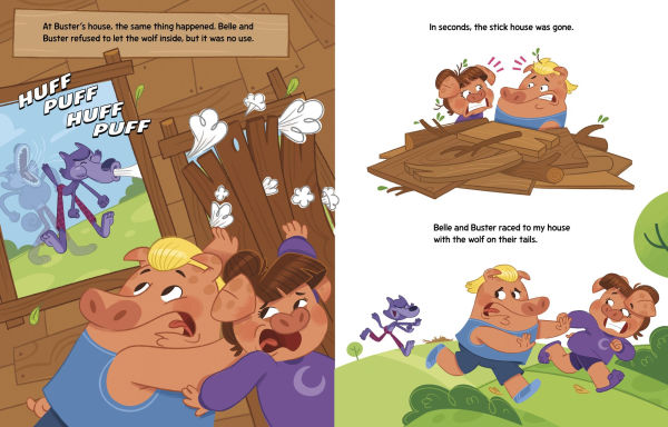 A Huff-and-Puff Proof House and the Science of the Three Little Pigs