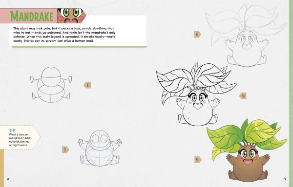 Manga Drawing with Mermaids, Unicorns, and Other Magical Creatures