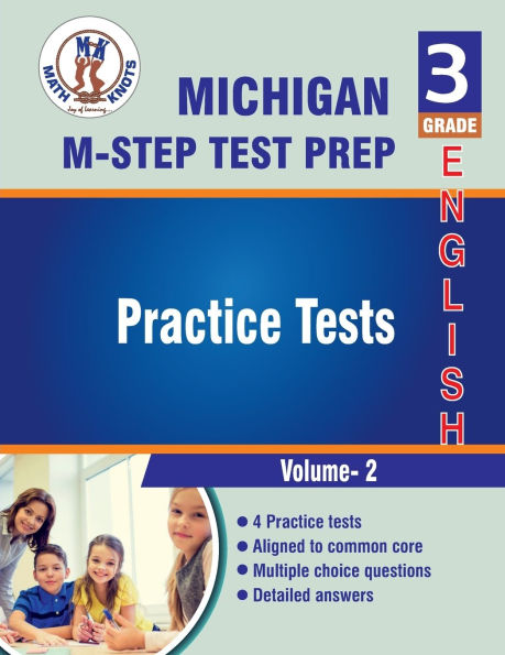 Michigan State , 3rd Grade ELA Practice Tests ,Volume 2