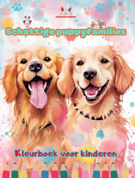 Title: Schattige puppyfamilies - Kleurboek voor kinderen - Creatieve scï¿½nes van leuke en speelse hondenfamilies: Charmante tekeningen die creativiteit en plezier voor kinderen stimuleren, Author: Colorful Fun Editions