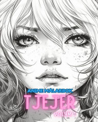 Title: Anime mï¿½larbok TJEJER VOLYM 1: Manga Art & Anime, Author: Adult Coloring Books