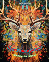 Title: Hjorte mandalaer Malebog for voksne Antistress-mï¿½nstre, der fremmer kreativiteten: Mystiske billeder af hjorte, der lindrer stress og afbalancerer sindet, Author: Inspiring Colors Editions